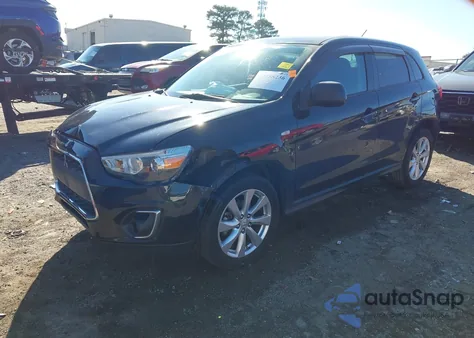 2015 Mitsubishi Outlander Sport Es from USA, damaged, VIN 4A4AP3AW1FE035560
